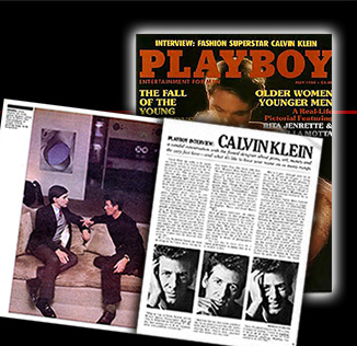 Calvin Klein Playboy article by Glenn Plaskin